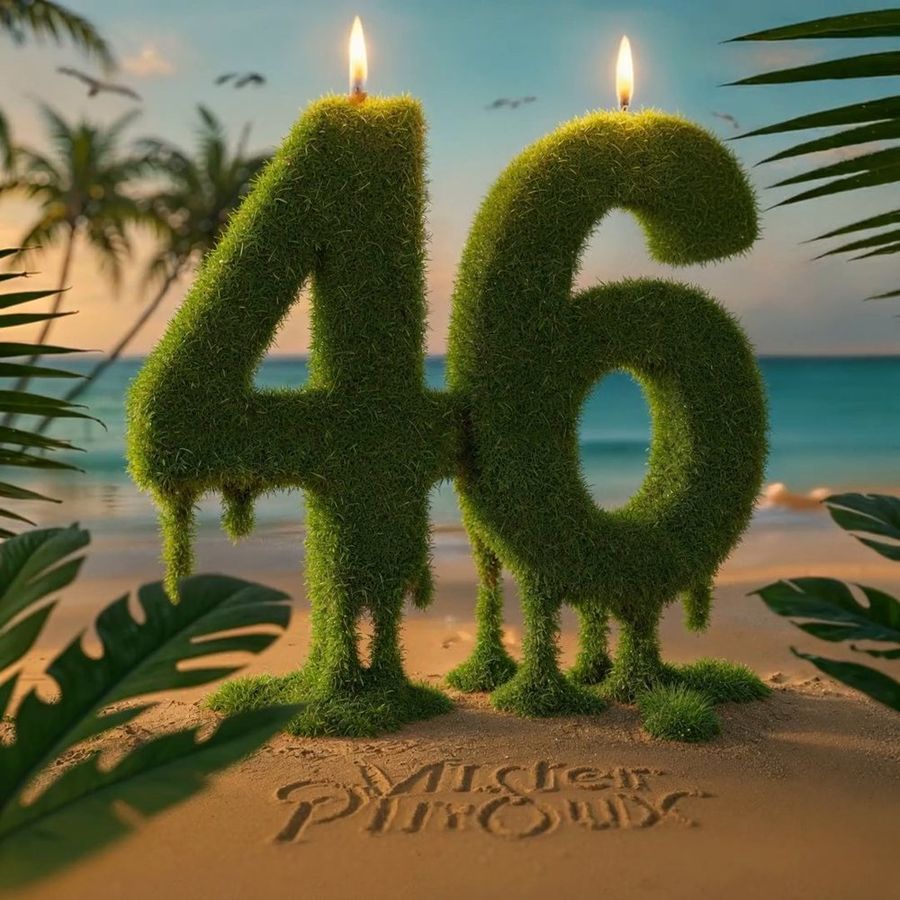 46 in moss, soft against the sea