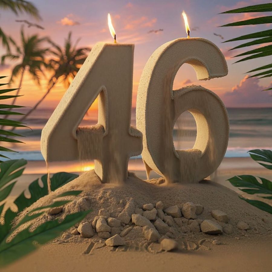 The sand version, the last frame of the film